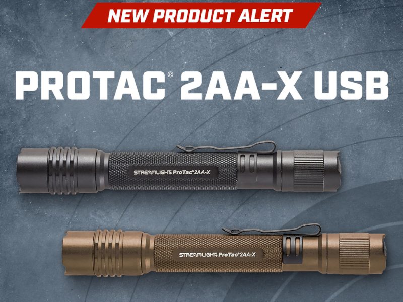 STREAMLIGHT LAUNCHES PROTAC 2AA-X USB TACTICAL LIGHT ⋆ AR15NEWS.COM